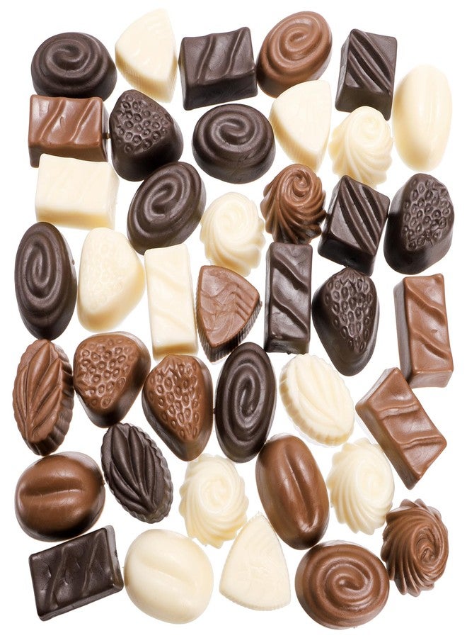 Cididu 40 Pcs Fake Chocolate, Faux Candy Artificial for DIY Crafts, Chocolate Decorations Realistic, Reusable Candy Food Dessert Model for Cake Decor Party Favors Home Kitchen Display Props - Image 1